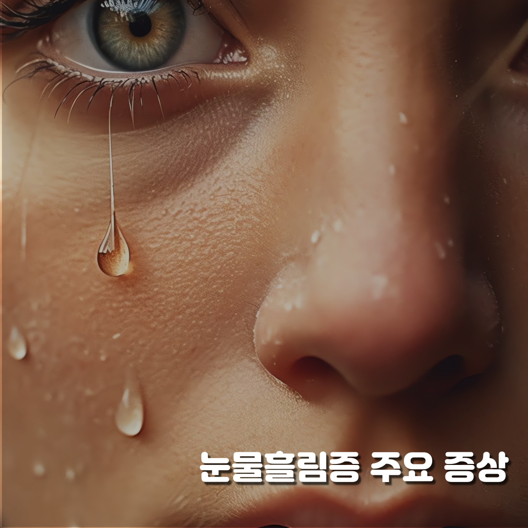 눈물흘림증 주요 증상