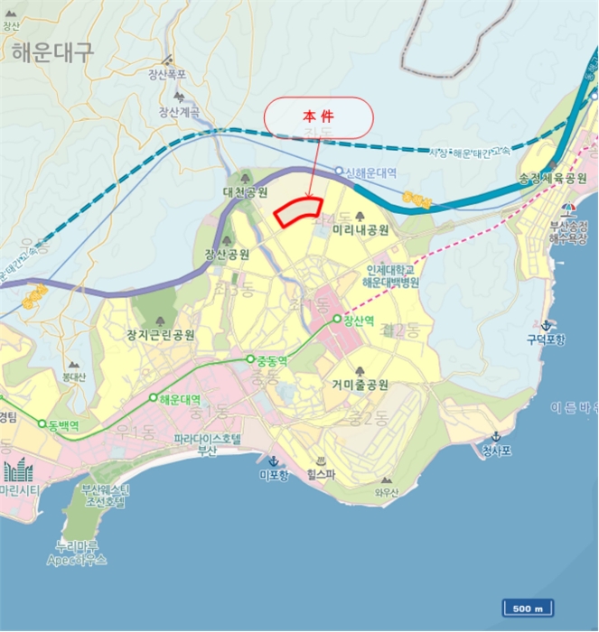 부산동부지원2022타경105134 광역위치도