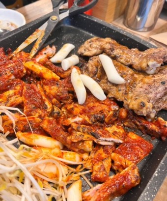 닭갈비 볶음밥 막국수