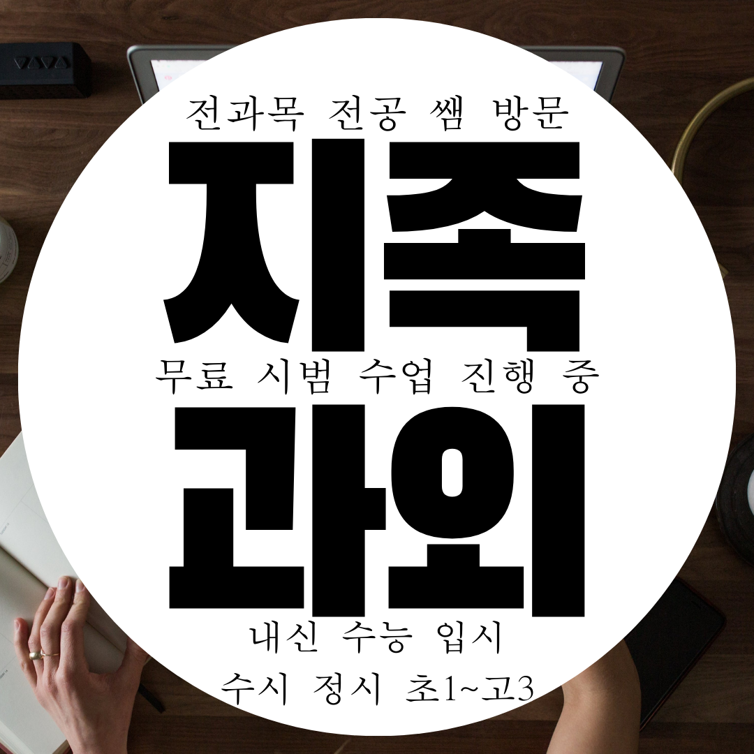  지족동 영수과외 초등 중학생 영어 수학 고등 국어과외 과학 물리 화학
