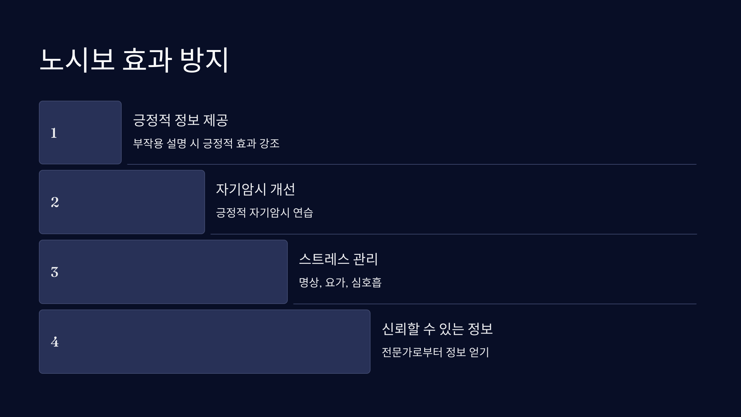 노시보 효과와 관련된 사진입니다.