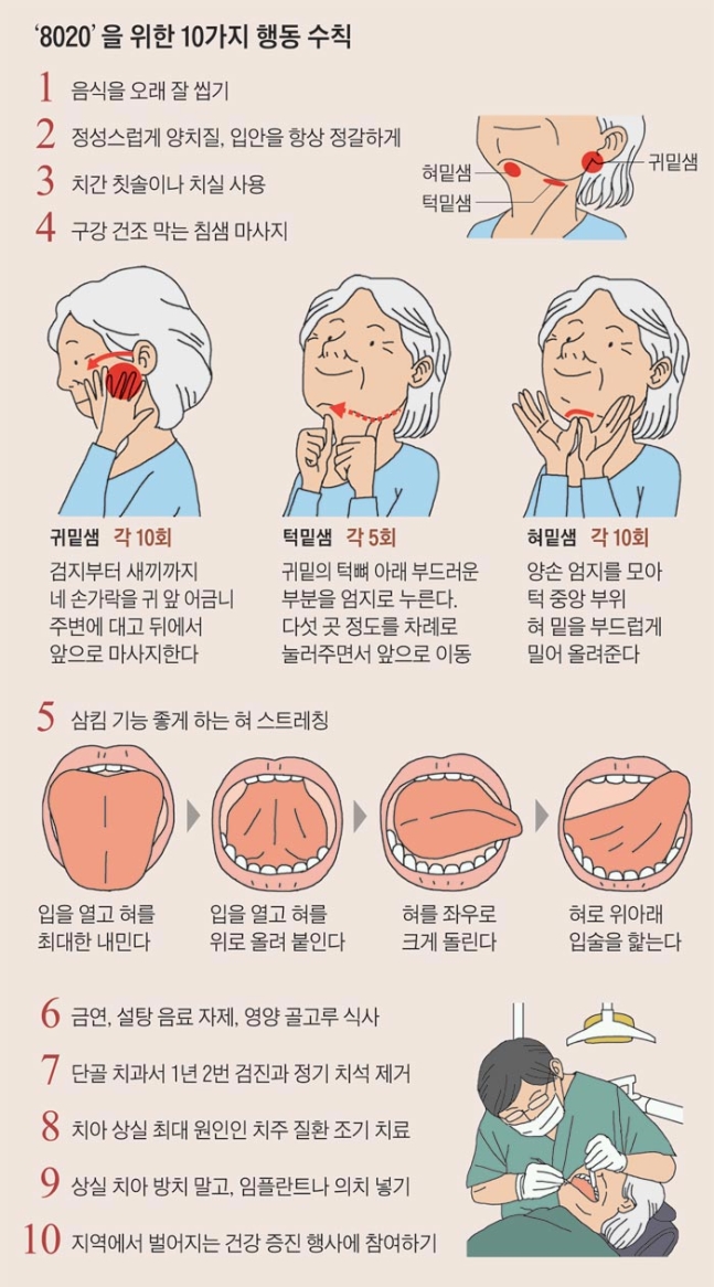  100세까지 살기 위한 치아건강 방법