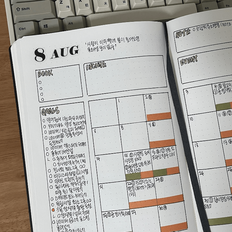 Bullet journal by @jero_archive