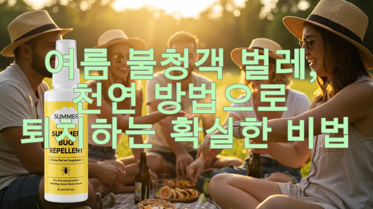 여름 불청객 벌레, 천연 방법으로 퇴치하는 확실한 비법