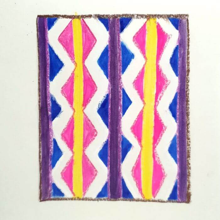  무늬 Pattern 일러스트 그림 드로잉 2020 규칙적 삼각형