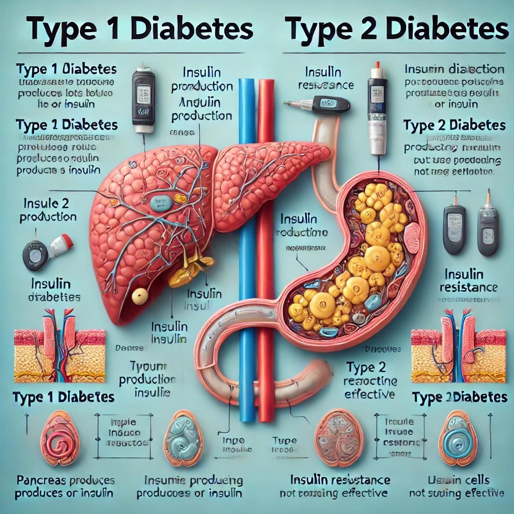 1형 당뇨병과 2형 당뇨병