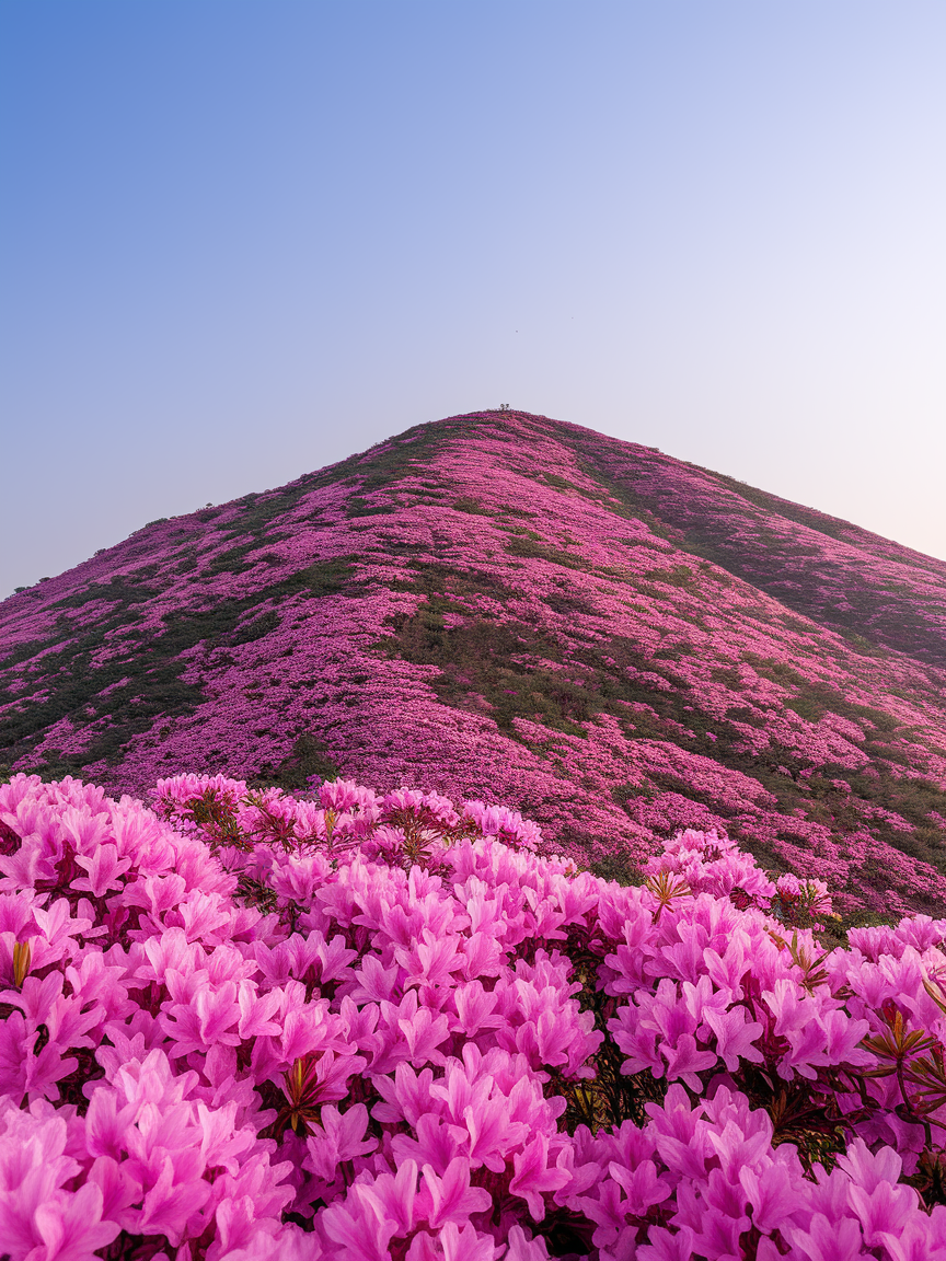천주산 진달래
