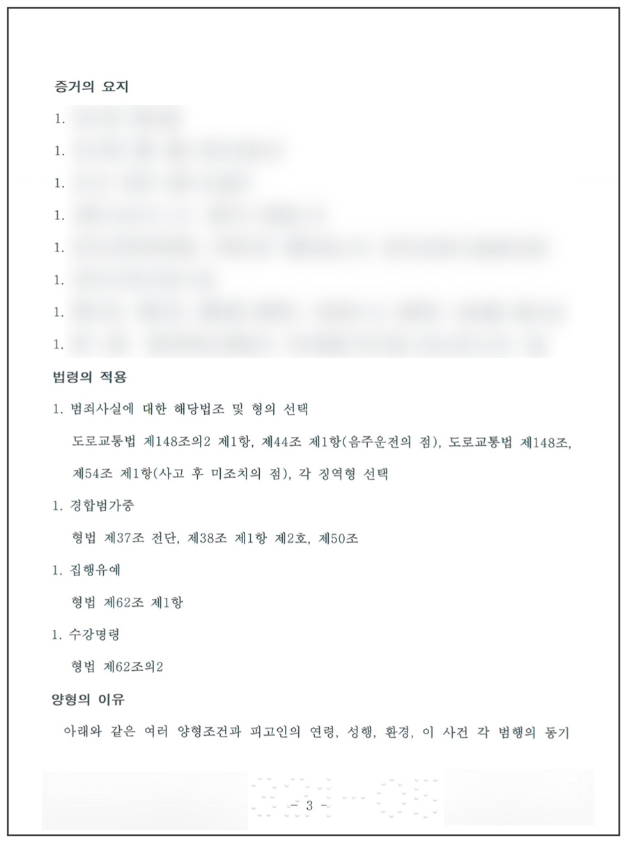 부산음주운전변호사 무면허 음주사고 집행유예