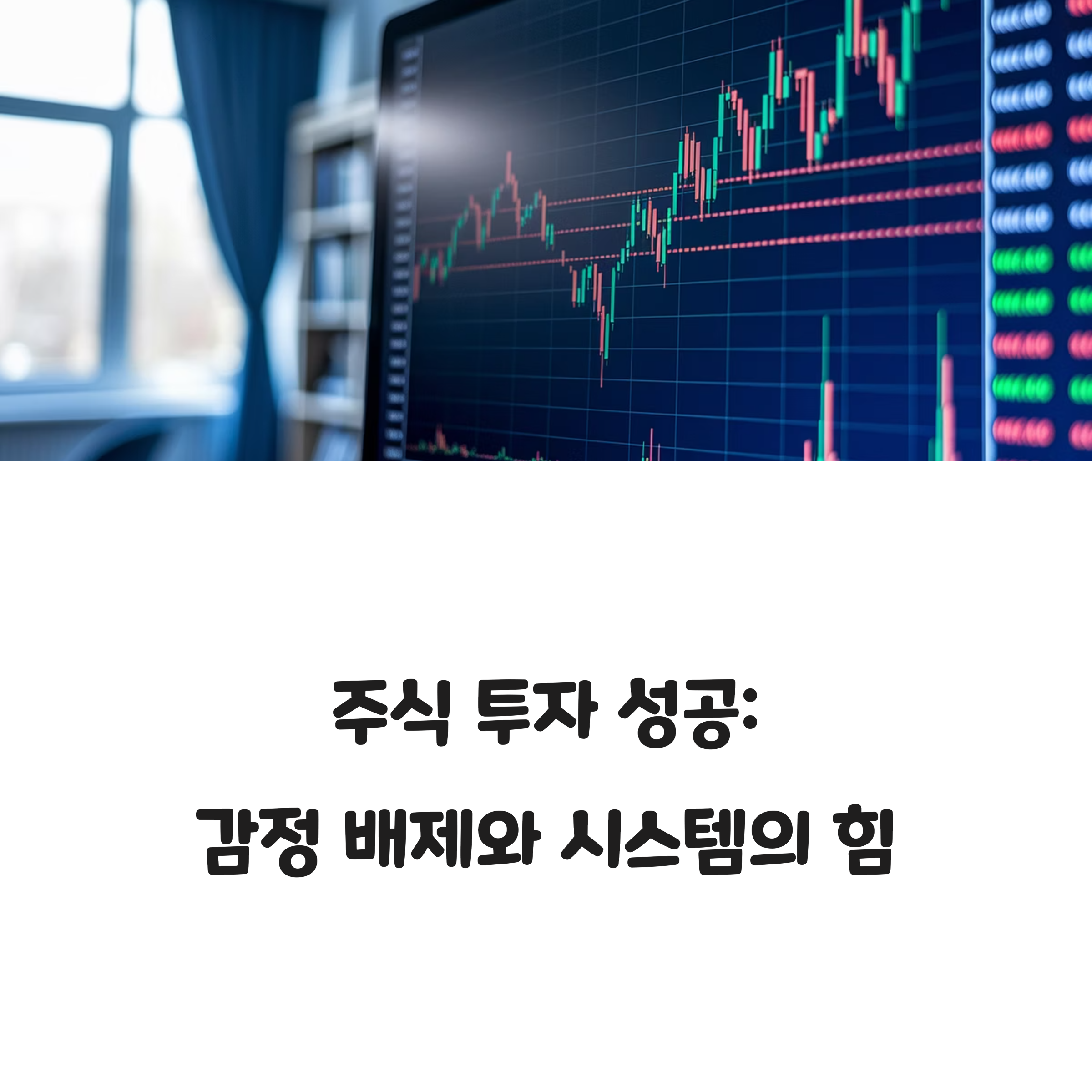 주식 투자, 감정이 아닌 시스템으로
