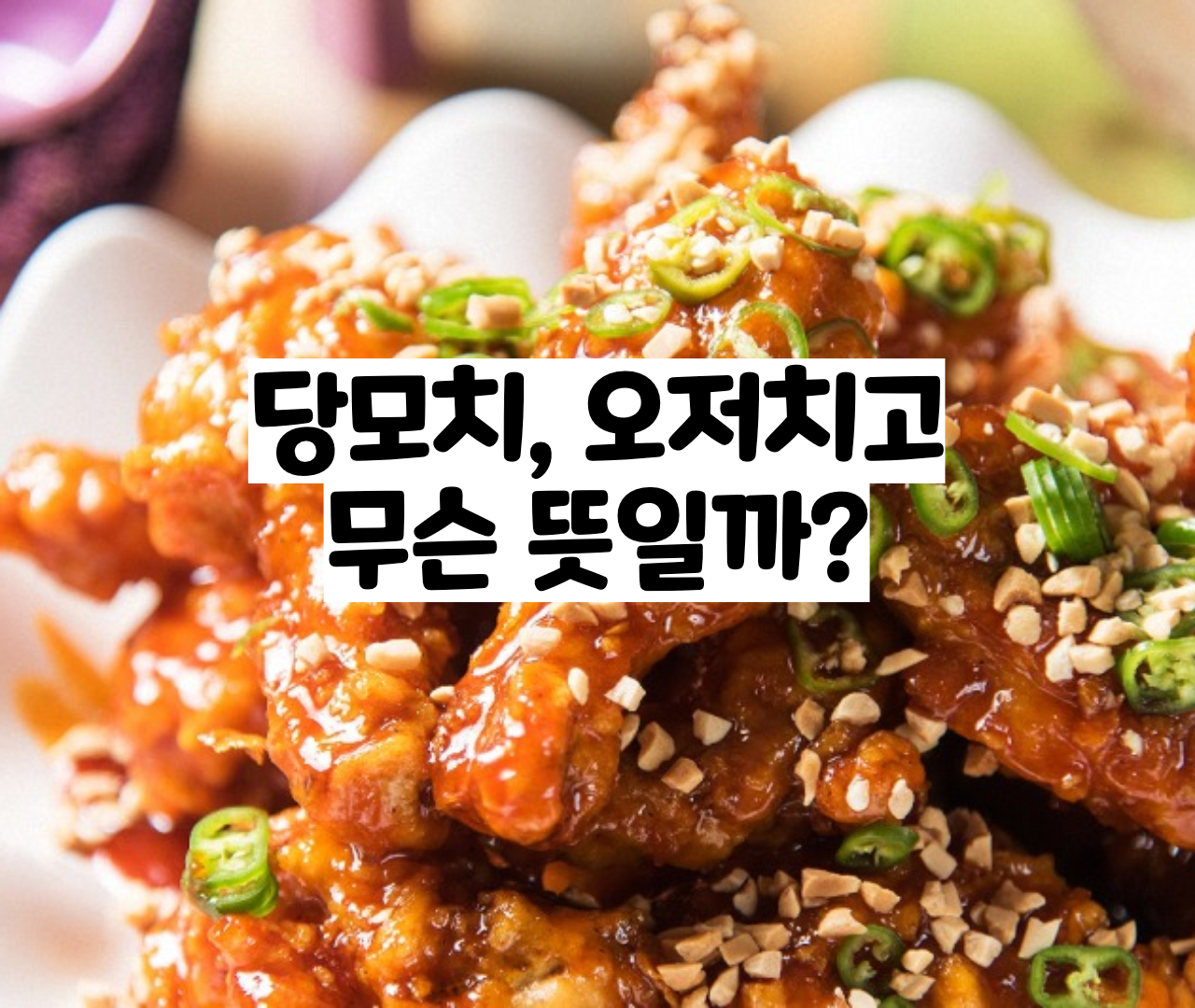  당모치, 오저치고 뜻 신조어 알아두기