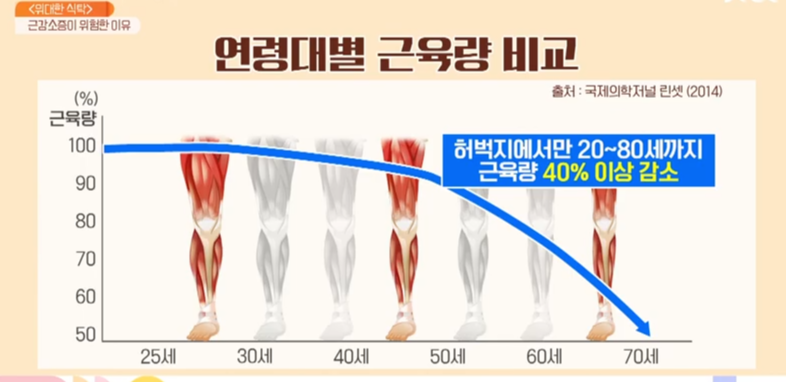 근감소증,근육이 줄어들면 위험한 이유