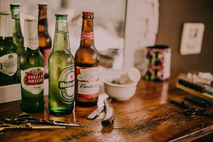 맥주여러병사진