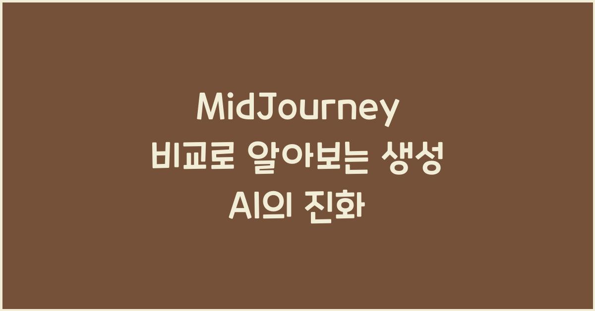 MidJourney 비교