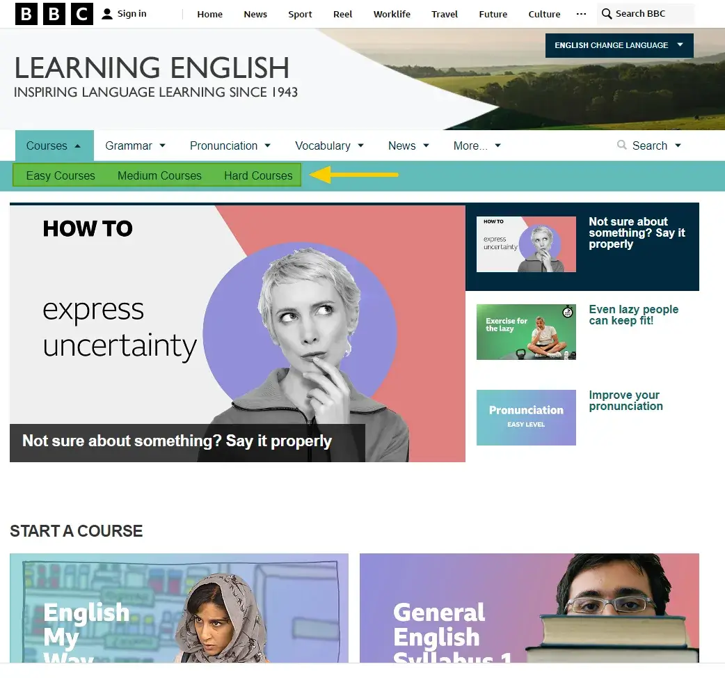 BBC-LEARNING-ENGLISH-영어-무료-학습-사이트-추천
