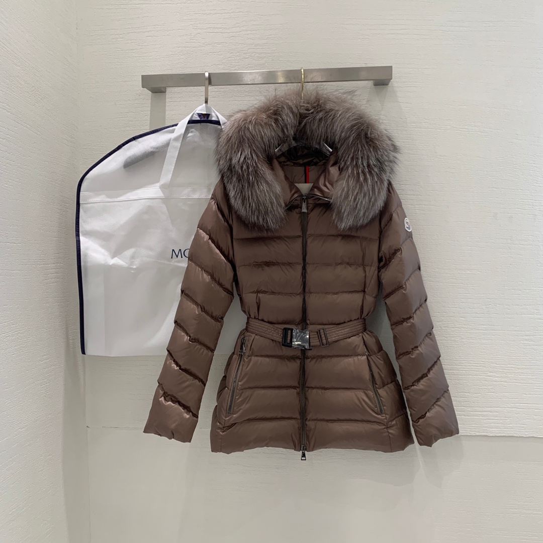  moncler 몽클레어 큐피돈 여성 퍼 후드 벨트 패딩 명품패딩 몽클패딩 명품새삥