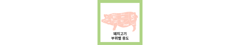  돼지고기 부위별 용도와 특징