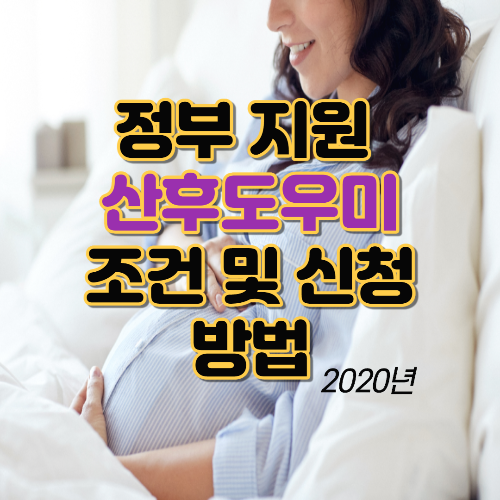  정부 지원 산후도우미 조건 및 신청 방법 (2020년)