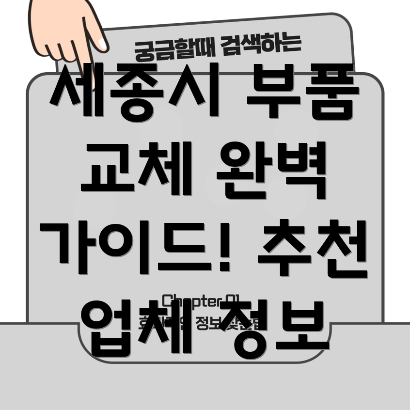 세종시 나성동 자동차 부품 교체