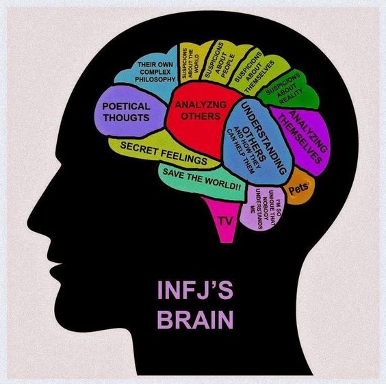  MBTI 흥미로운 자료 (Pinterest)