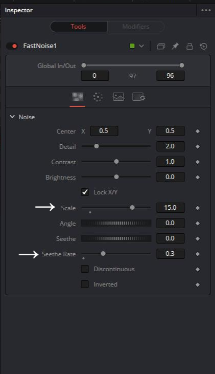 fast noise 노드 설정 2