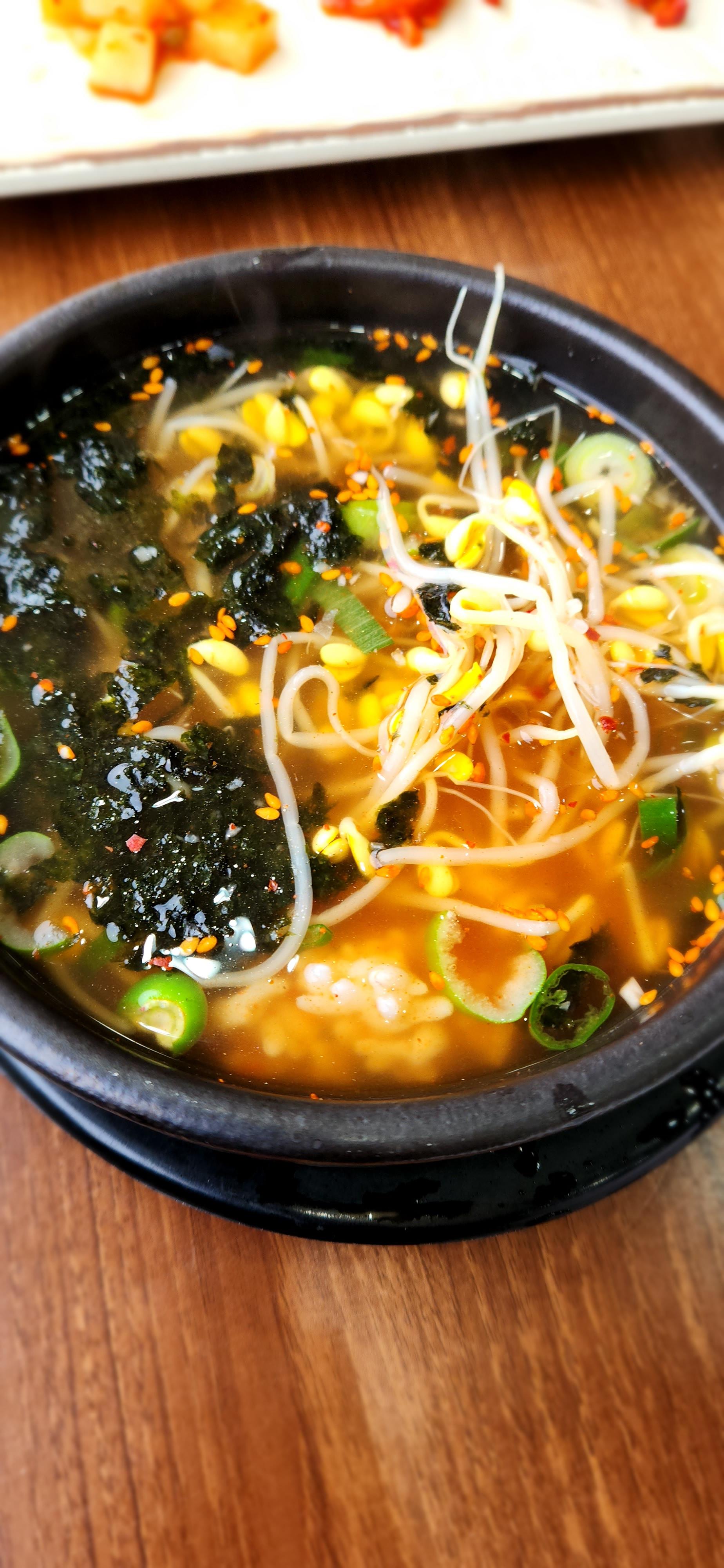  전주남부시장식 콩나물국밥 체인점 현대옥 혼밥후기 군산오식도동해장맛집