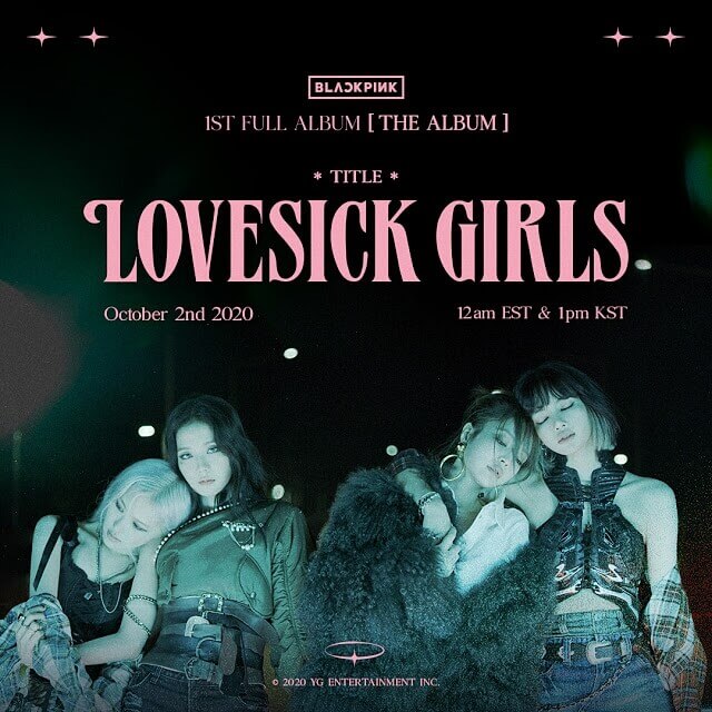  블랙핑크 BLACKPINK - 러브시크걸 Lovesick Girls 가사 해석 뮤비 (+더앨범 전곡)