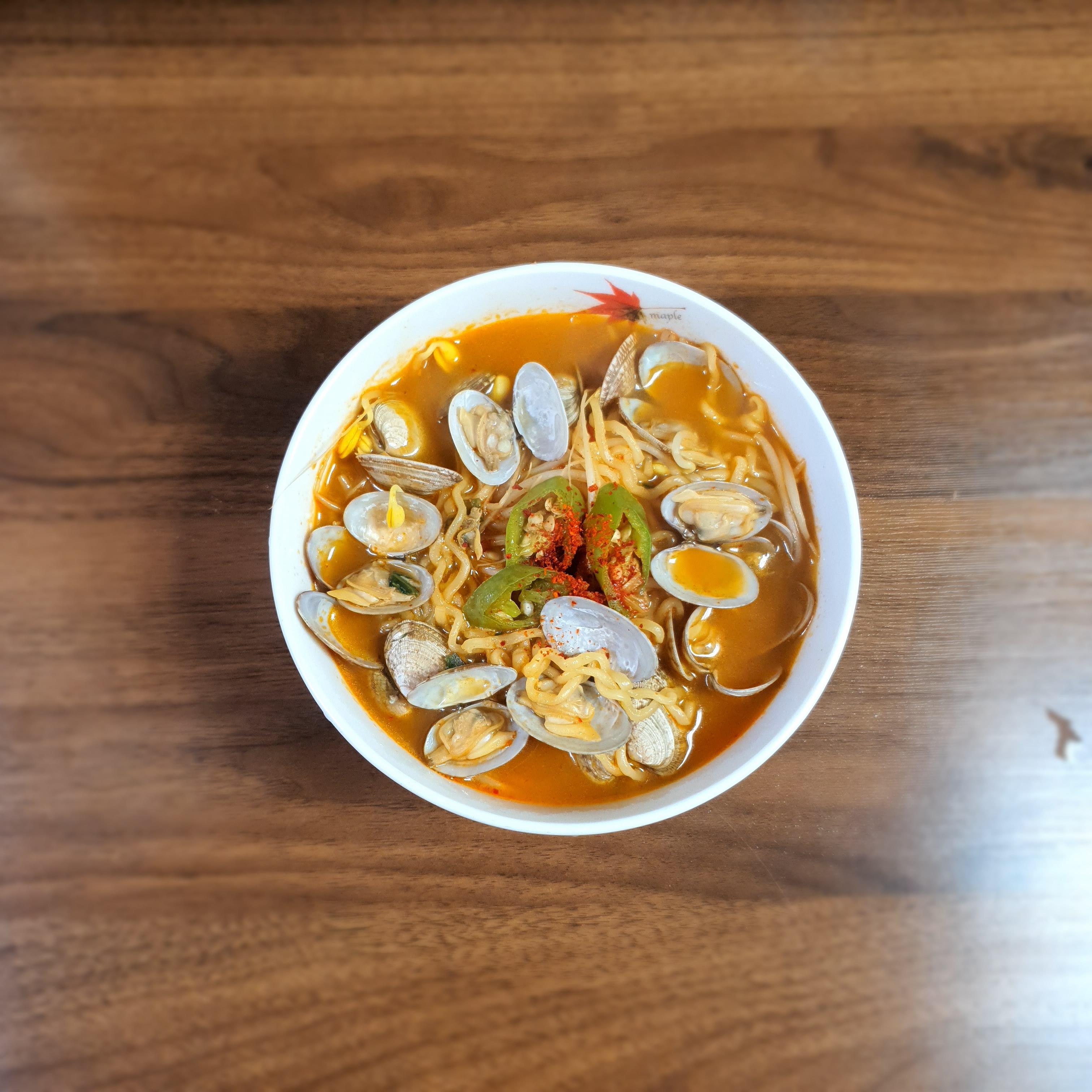  [바지락 라면] 바지락 콩나물 라면 / 바지락 라면 끓이기 / 바지락 효능 / 라면 맛있게 끓이는 방법