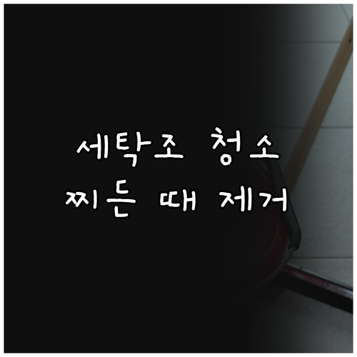 세탁조 클리너 선택 가이드 찌든 때와
