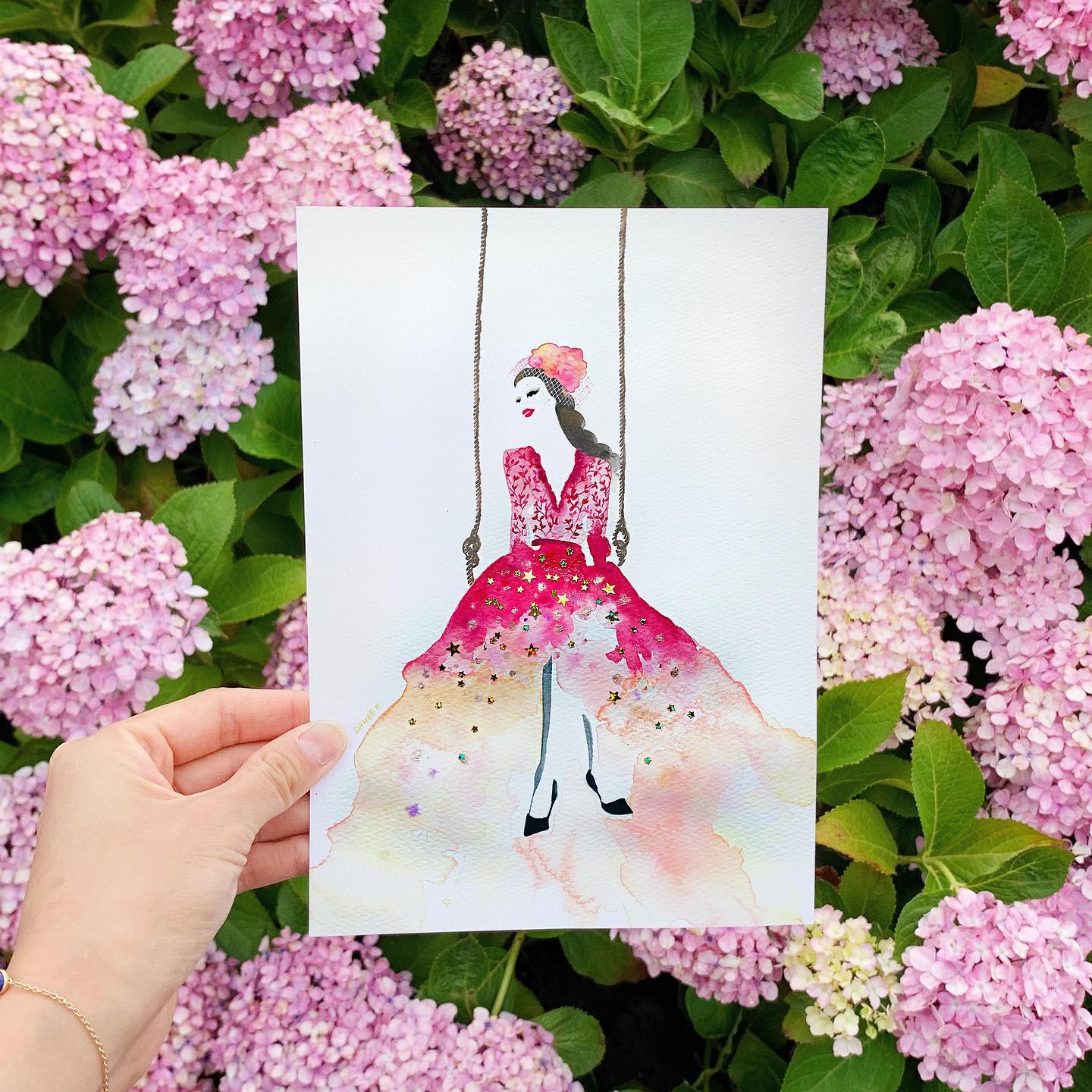  Flower swing