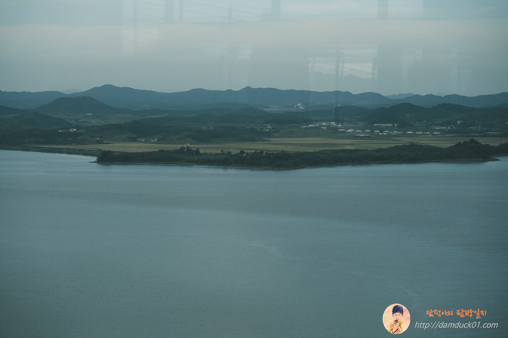 오두산통일전망대에서 바라본 북한