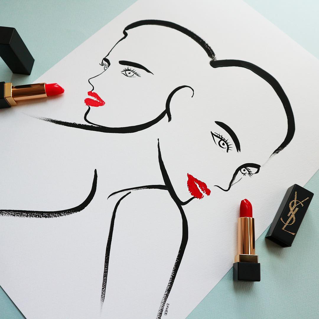  Red lips