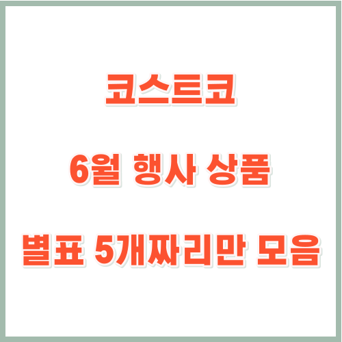 코스트코6월행사