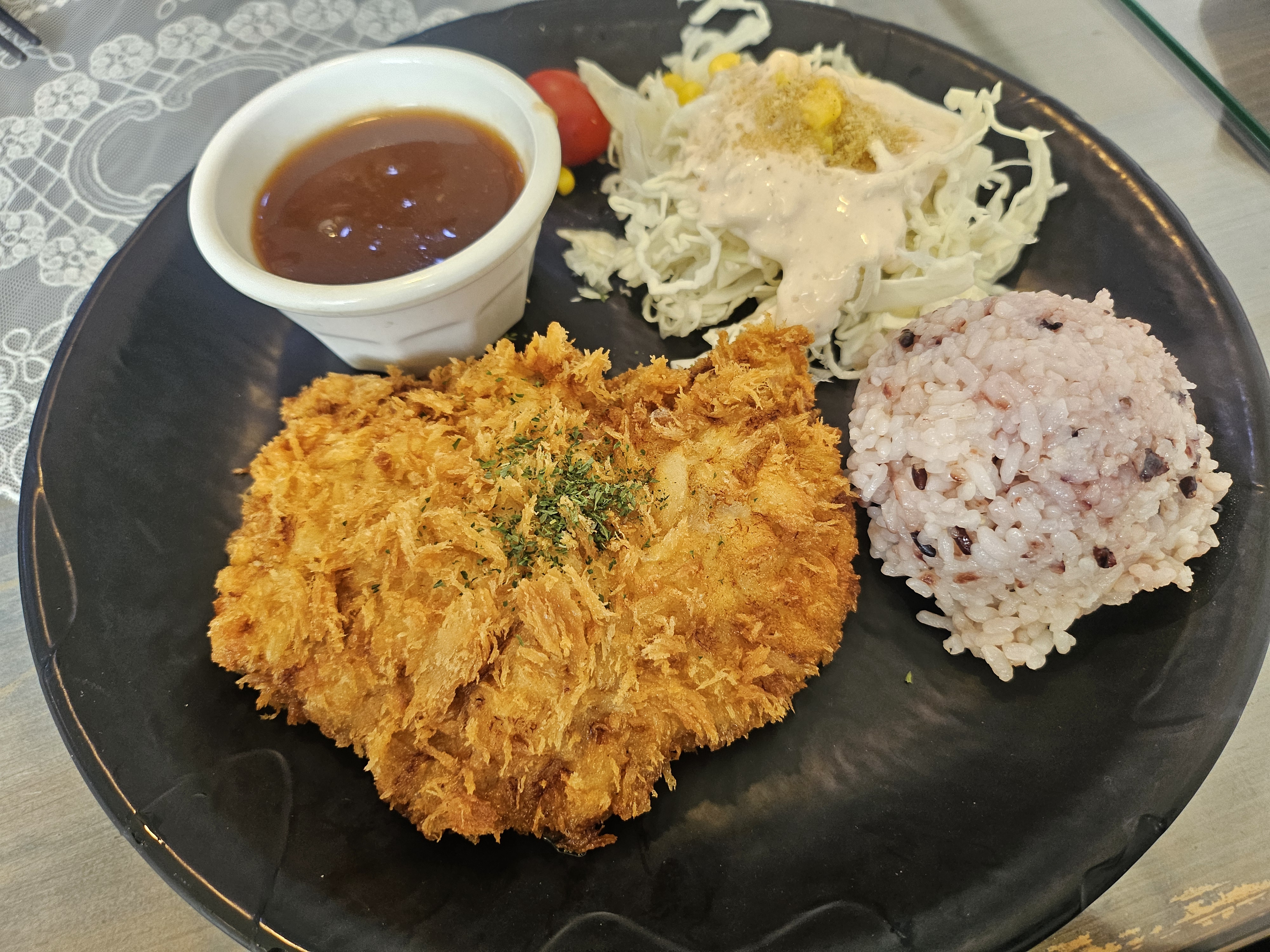 대구 동구 신암동 맛집 수제돈까스 뜨락 후기