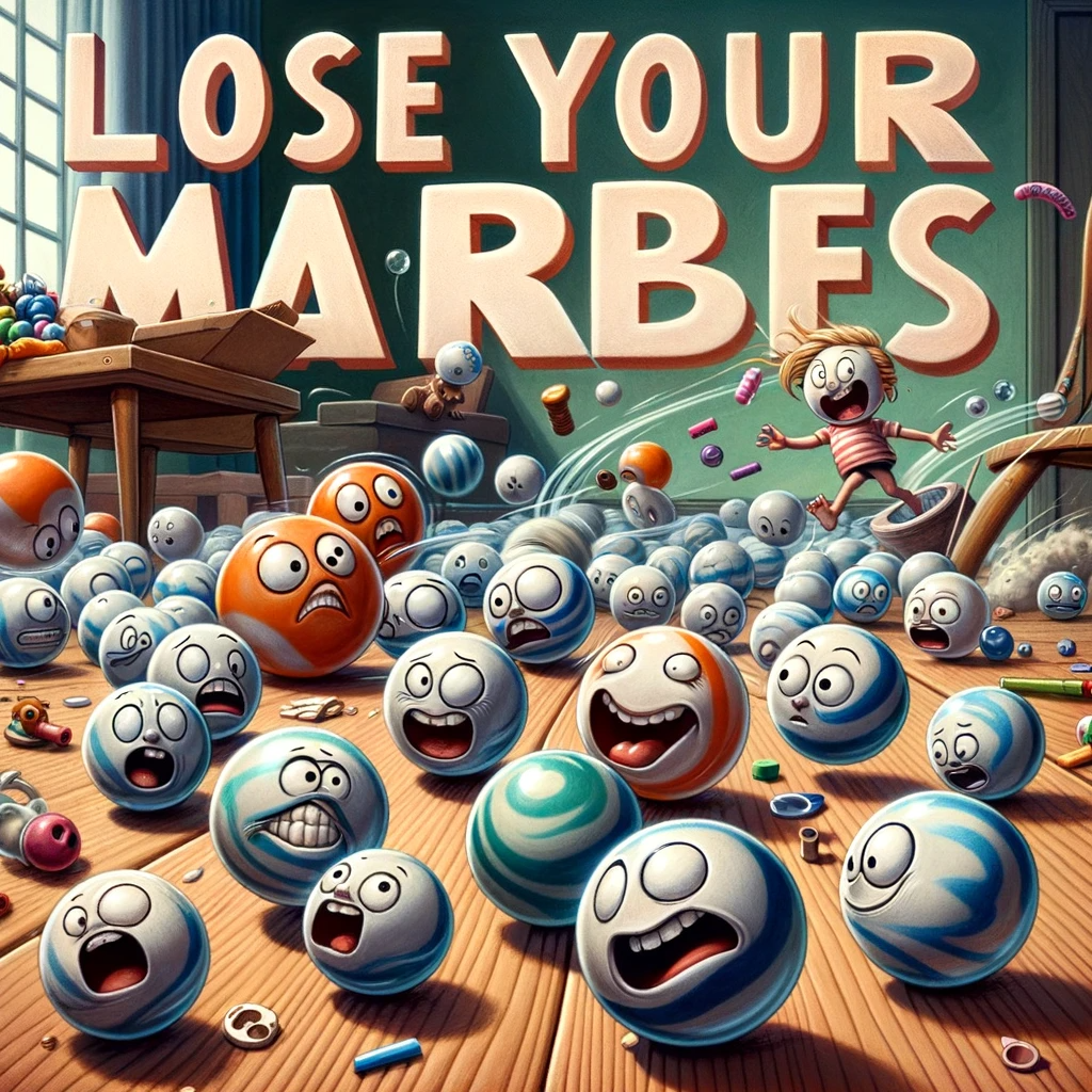  미드에 나오는 영어표현 익히기 'Lose your marbles'