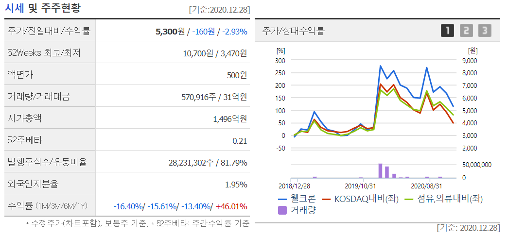 웰크론 사업 사업 현황