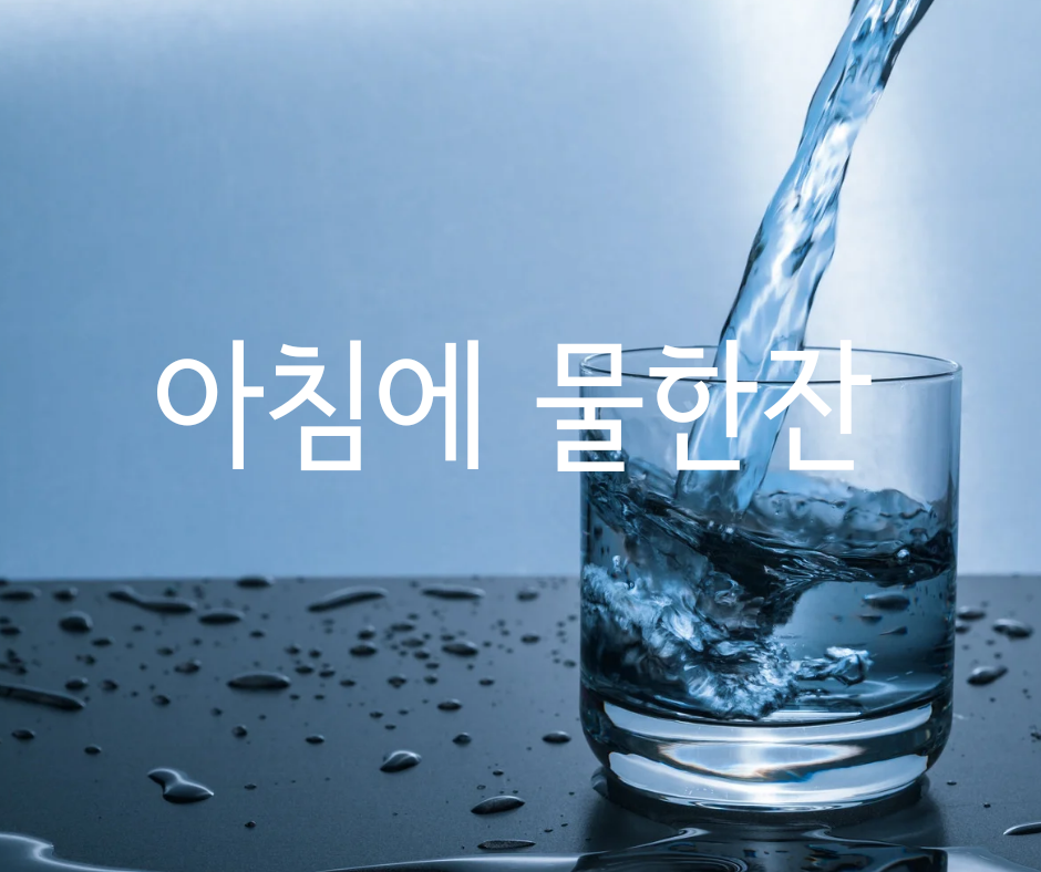  아침에 일어나서 공복에 물 마시면 좋은 이유와 주의할 점