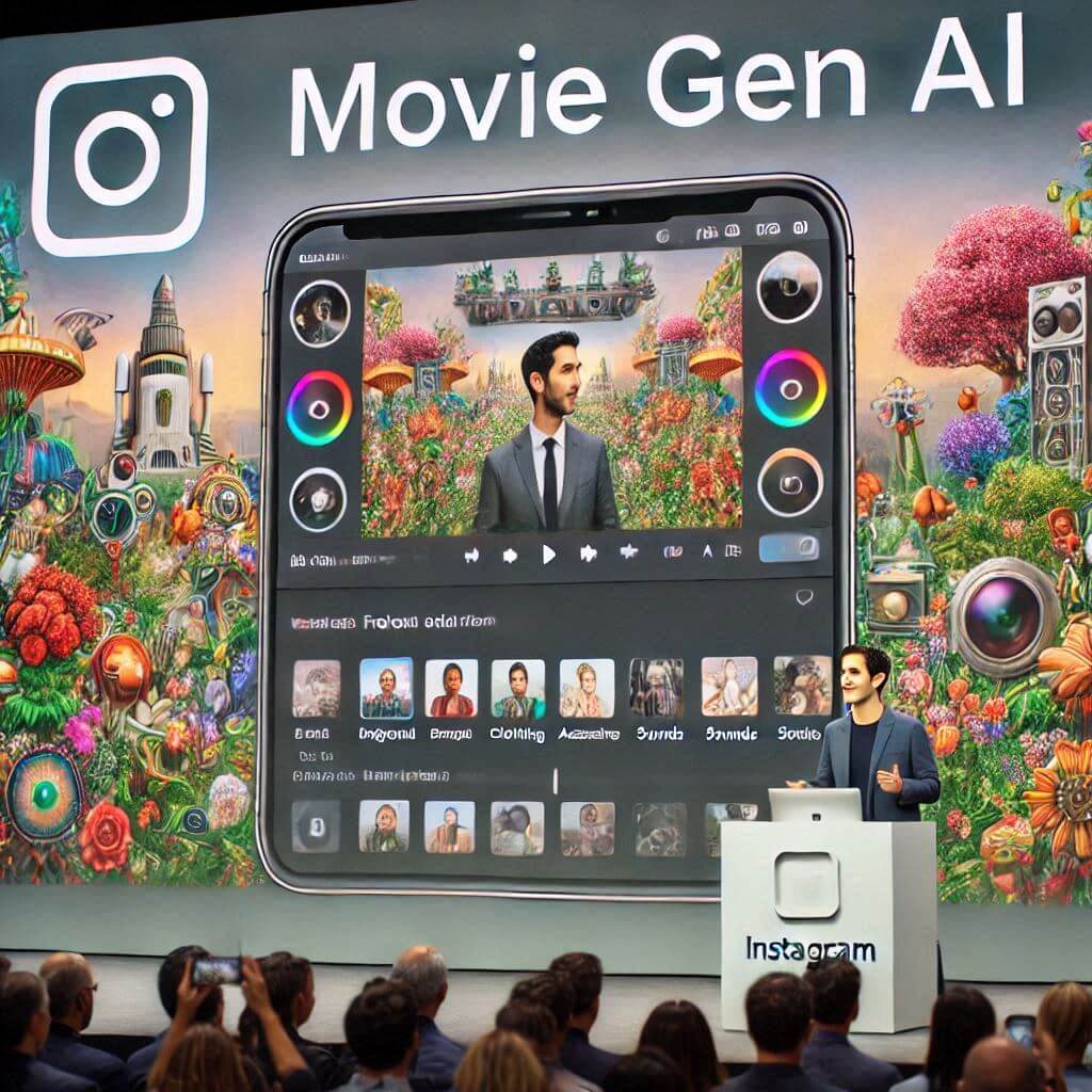 메타 무비젠 AI(Movie Gen AI) 인스타그램 영상 편집
