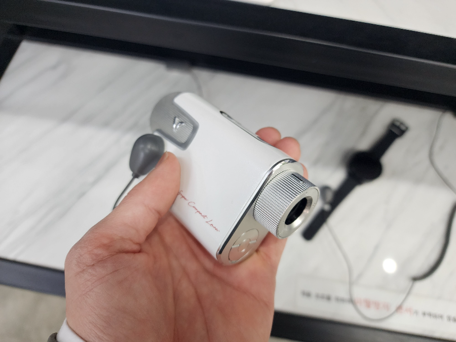 음성 캐디-레이저-거리 측정기