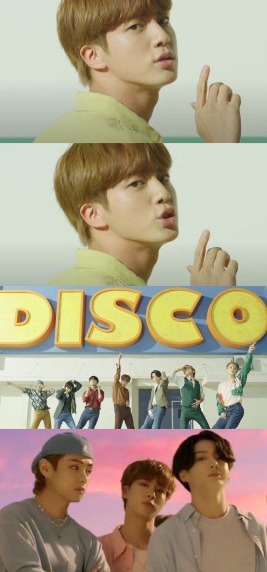  방탄소년단 진 'Dynamite' 뮤비 티저 속 색다른 레트로 매력