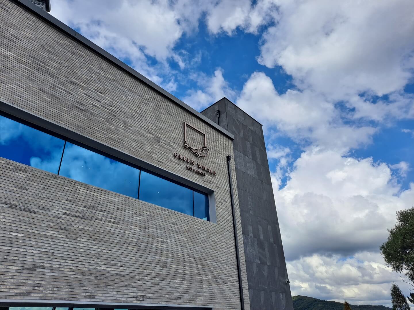  용인 카페 그린웨일(Green Whale), 이동저수지뷰 초근접 물멍스팟