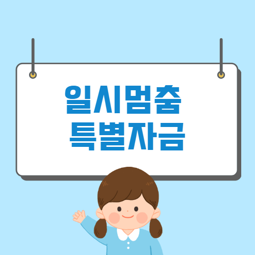 일시멈춤 특별자금