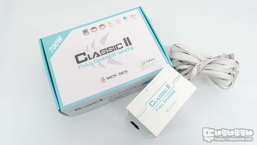  마이크로닉스 Classic II 풀체인지 700W 80PLUS 230V EU White 파워서플라이