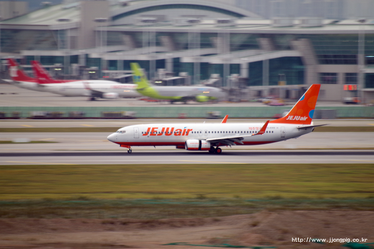 제주항공 Jeju Air 7C JJA HL8089 737-800 Boeing 737-800 B738 인천공항 Incheon International 서울 Seoul-Incheon ICN RKSI