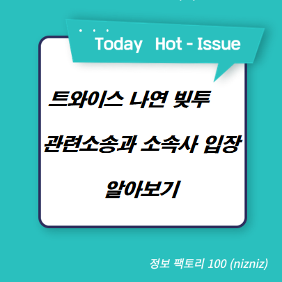  트와이스 나연 빚투 관련소송과 소속사 입장 그리고 팬들 공식성명문 발표