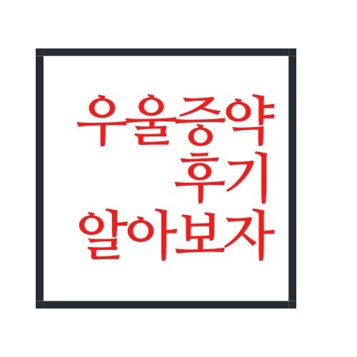  우울증 약 후기 알아보자(안보면 손해)