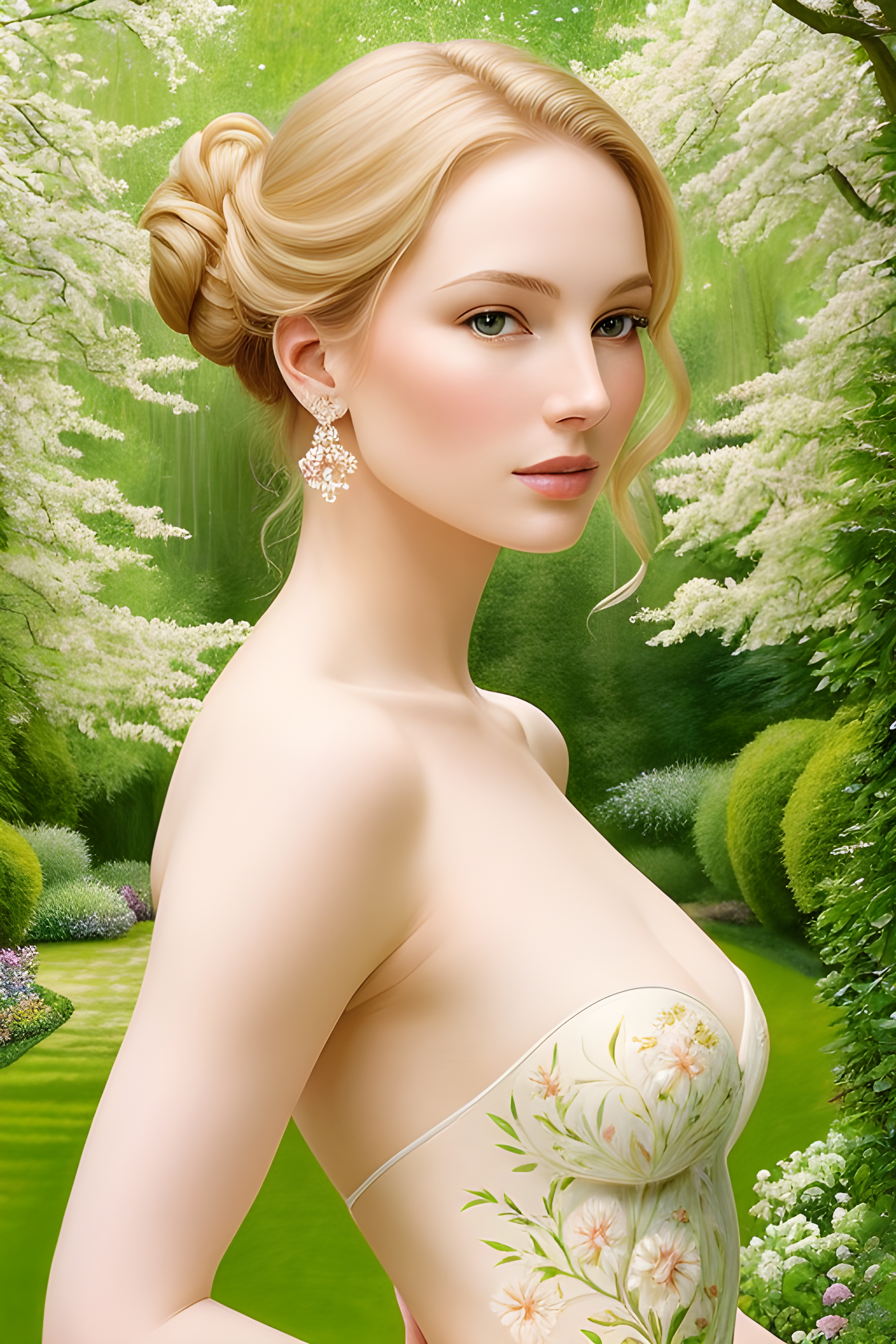 Image of a highly detailed beautiful girl