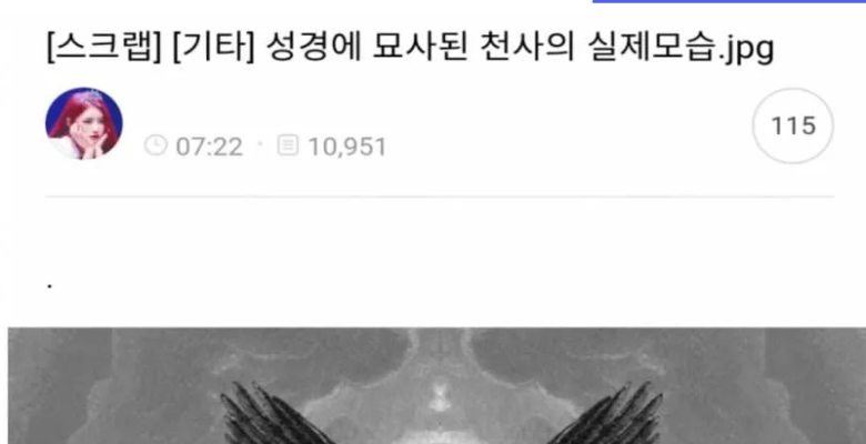  직접 천사를 봤다는 한 여자가 밝힌 썰