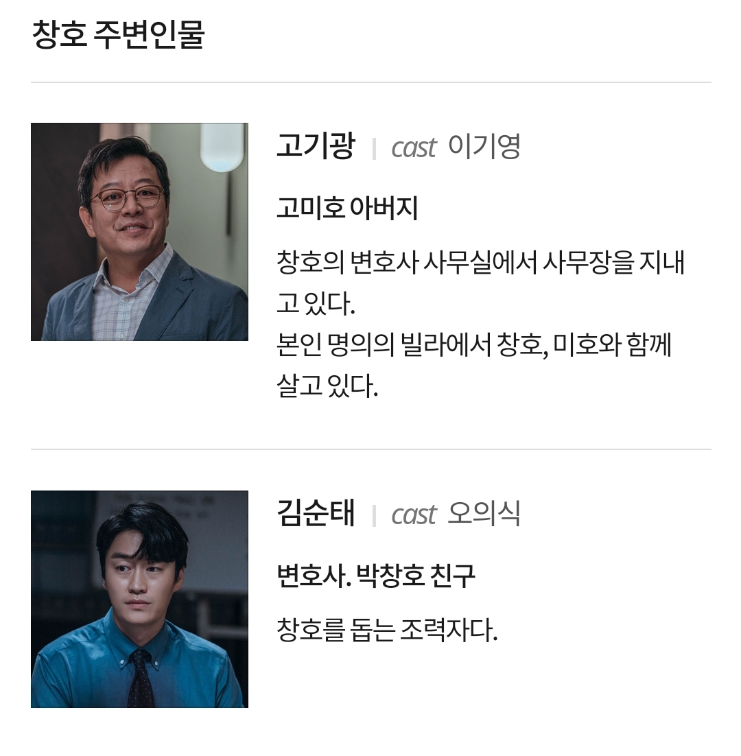 빅마우스 등장인물소개