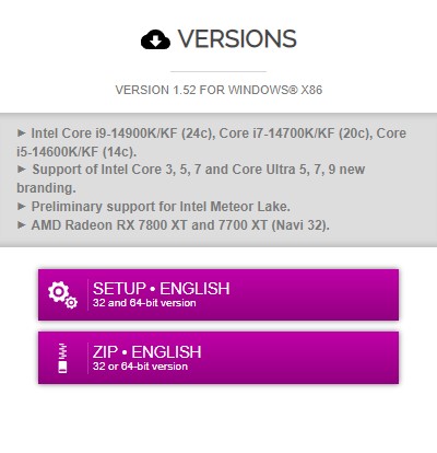 CPUID HWMonitor CPU 온도측정 프로그램