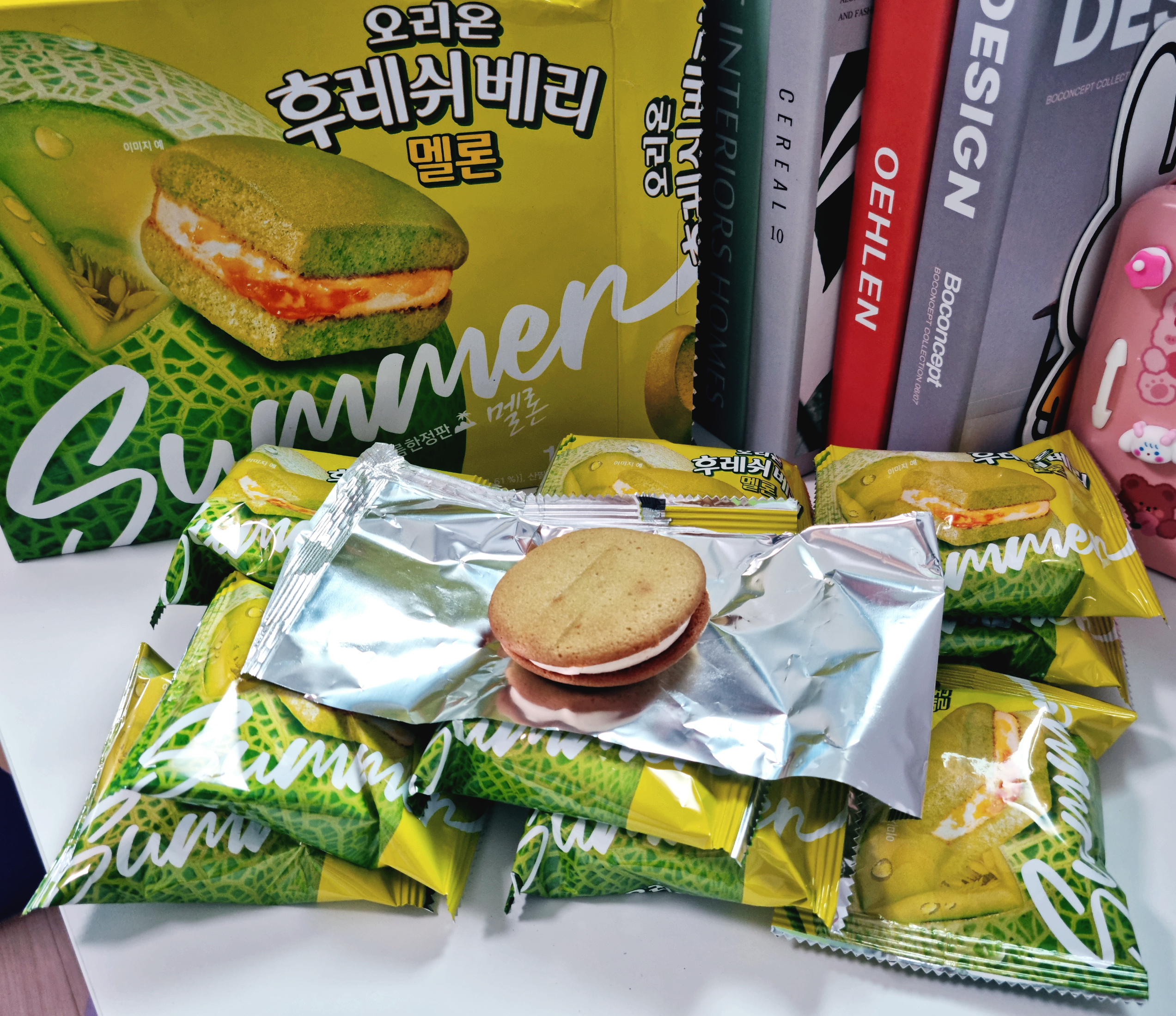 오리온 후레쉬베리 멜론